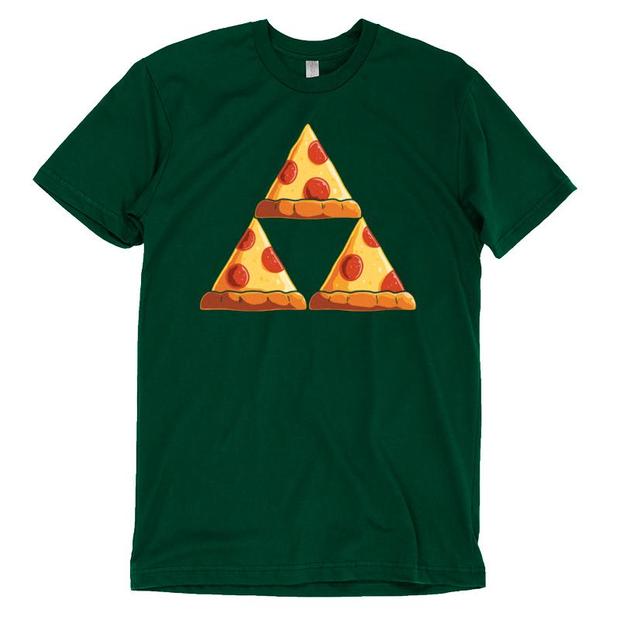 Zelda Pizza Triforce Logo T-Shirt