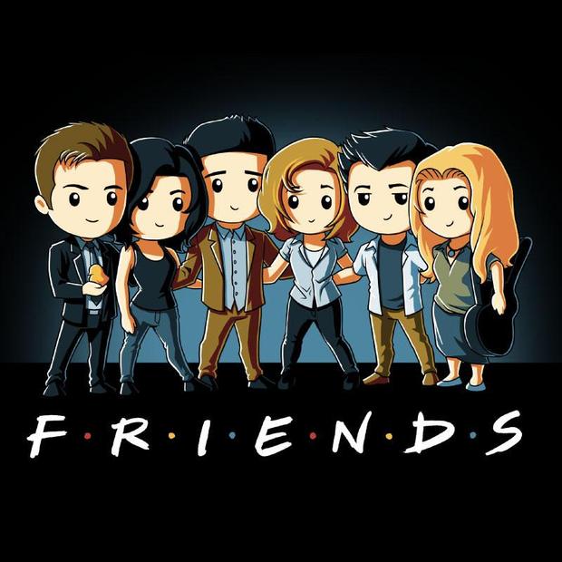 Cute Friends TV Show Group T-Shirt