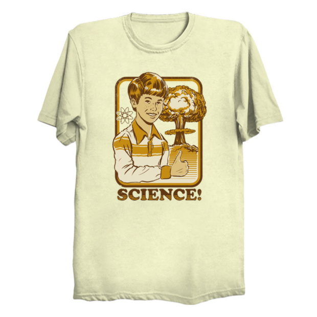 Science! Atomic Bomb Kid Thumbs Up T-Shirt