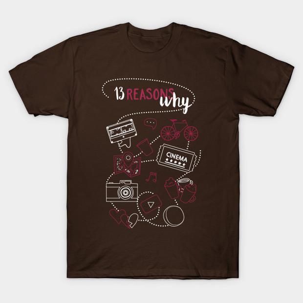 13 Reasons Why TV Show Collage T-Shirt