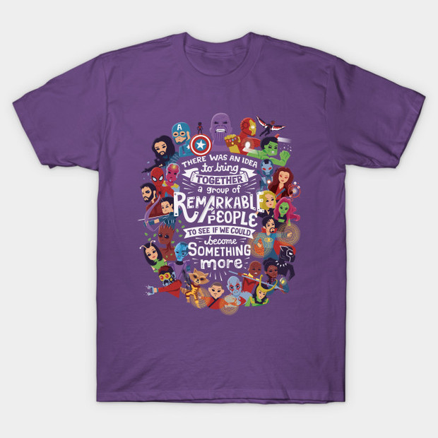 Avengers Infinity War Characters T-Shirt