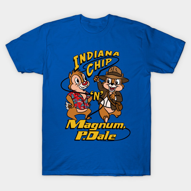 Chip 'n' Dale Indiana Jones Magnum P.I. T-Shirt