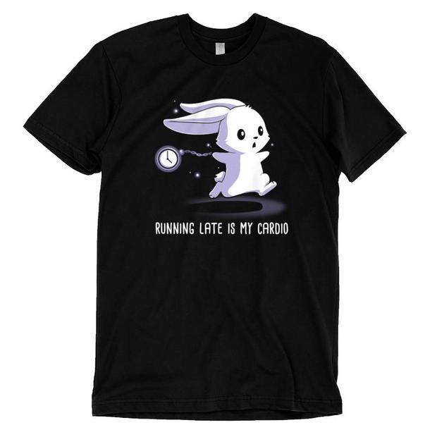 Running Late Is My Cardio Bunny Rabbit T-Shirt