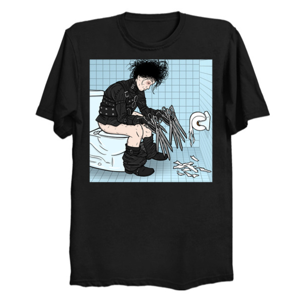 Edward Scissorhands Toilet Paper T-Shirt