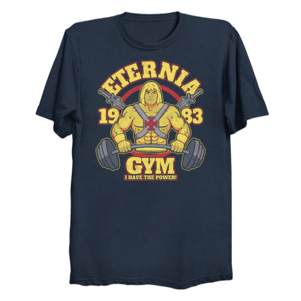 He-Man Eternia Gym T-Shirt - He-Man Workout Shirt