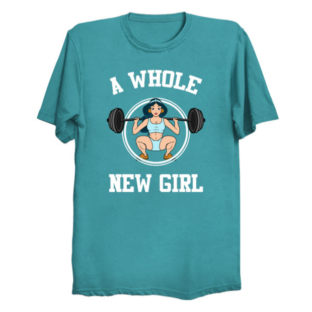 Jasmine A Whole New Girl Workout T-Shirt Aladdin