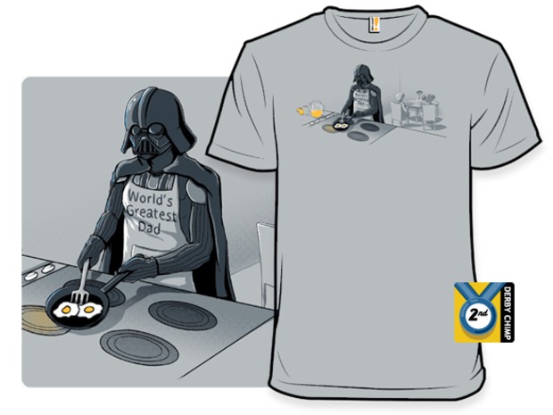 Darth Vader World's Greatest Dad T-Shirt - Family Breakfast