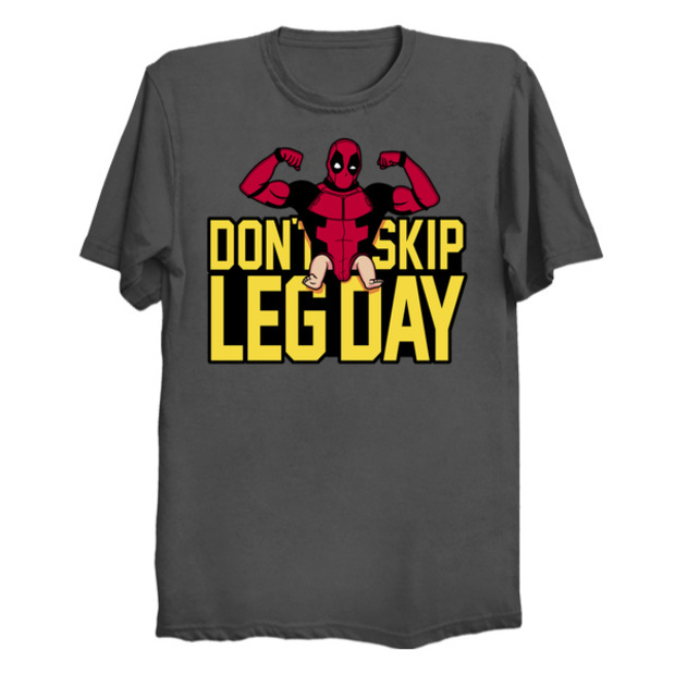 Deadpool Baby Legs T-Shirt - Don't Skip Leg Day