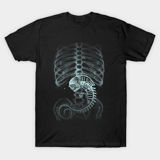 Alien Chestburster X-Ray T-Shirt