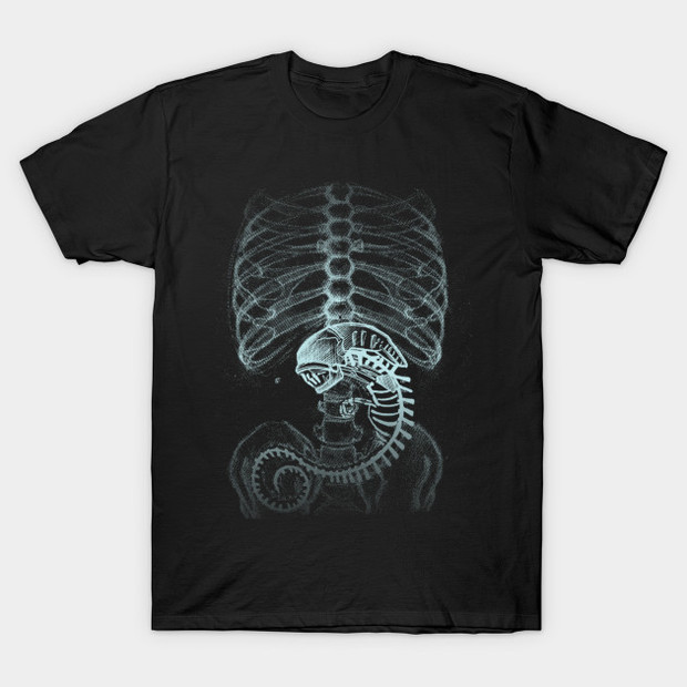 Alien Chestburster X-Ray T-Shirt