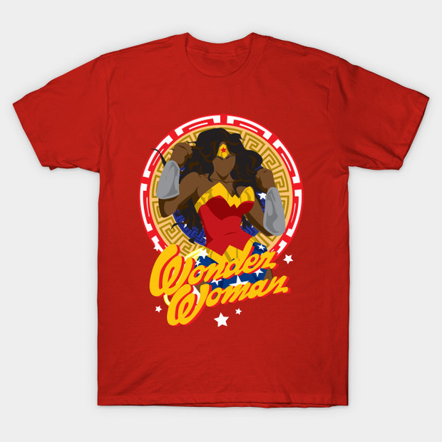 African american wonder woman shirt sale