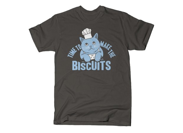 Time to Make the Biscuits Kneading Cat T-Shirt