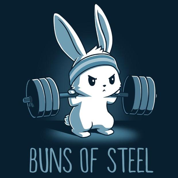 Bunny Buns of Steel Workout T-Shirt