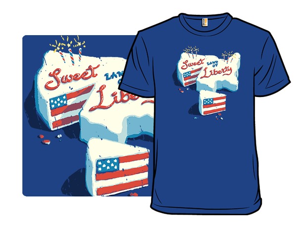 Sweet Land Of Liberty Cake T-Shirt