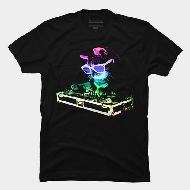 House Cat DJ Kitty T-Shirt