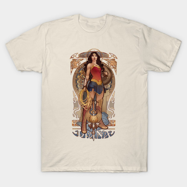 Wonder Woman Art Nouveau T-Shirt