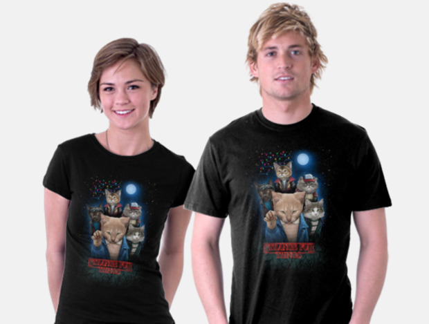 Stranger Things Cats Shirt - Strange Fur Things T-Shirt