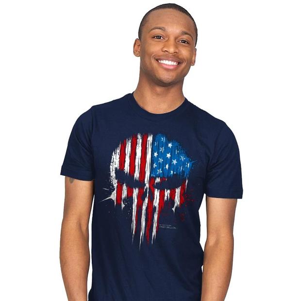 American Flag Punisher Skull Shirt | vlr.eng.br