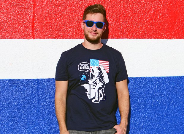 We Have Dibs on the Moon Astronaut T-Shirt