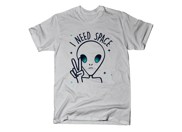 Alien I Need Space T-Shirt