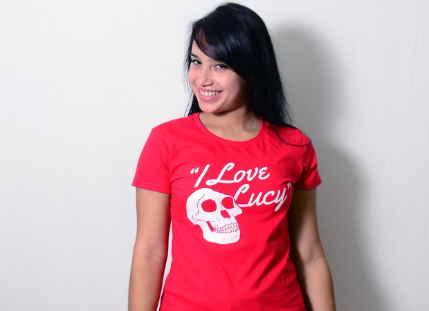 I Love Lucy Australopithecus T-Shirt - Fossil Skeleton Skull